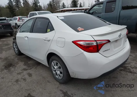 2015 Toyota Corolla Le Eco из США, поврежденный, VIN 5YFBPRHE5FP220984
